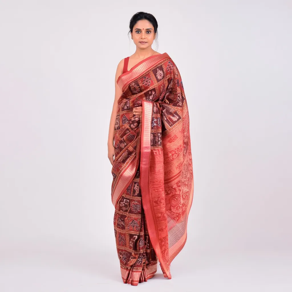 Nabakothi Sambalpuri Silk Saree