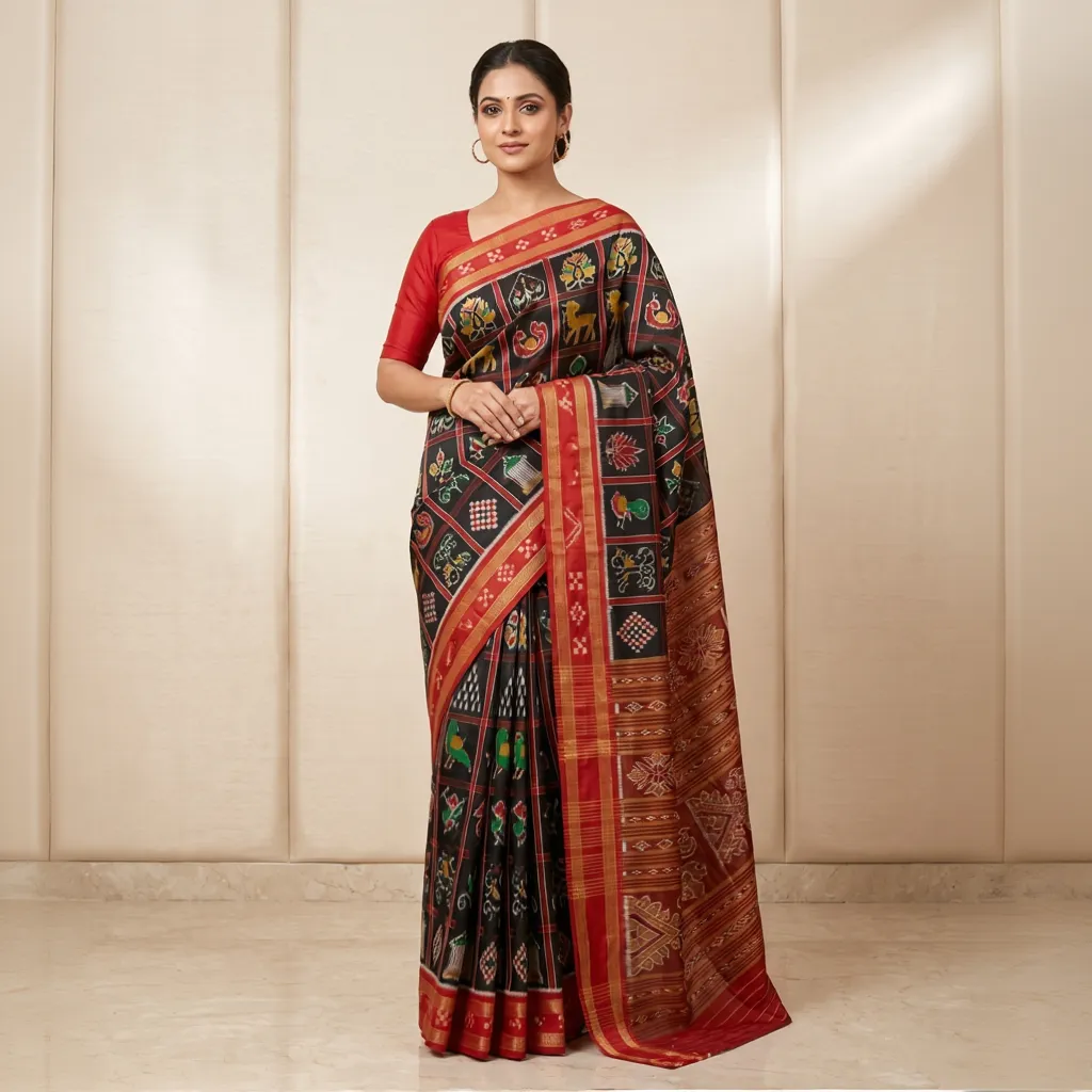 Nabakothi Sambalpuri Silk Saree