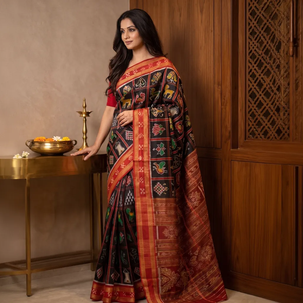 Nabakothi Sambalpuri Silk Saree