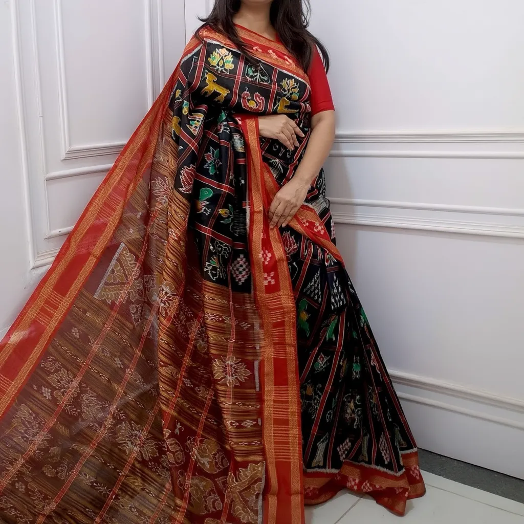 Nabakothi Sambalpuri Silk Saree